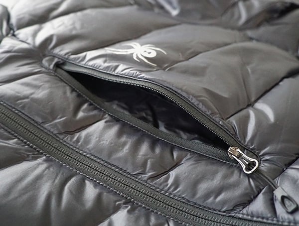 Upper Chest Pocket Open Mens Spyder Syrround Down Jacket