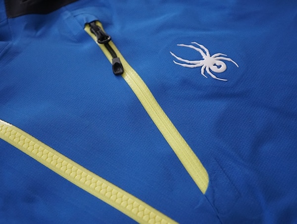 Upper Chest Pocket Zippered Shut Spyder Eiger Gtx Shell Jacket