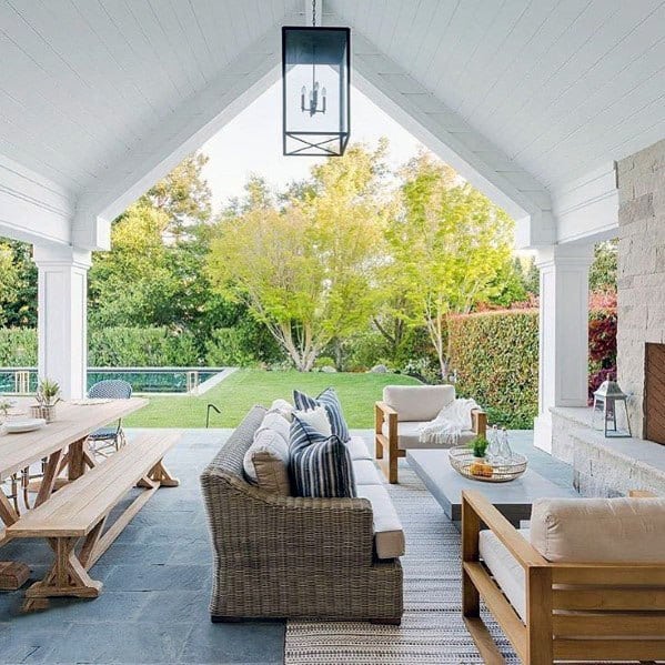 vaulted ceiling open patio roof ideas