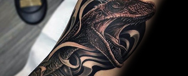 Velociraptor Tattoo Designs For Men