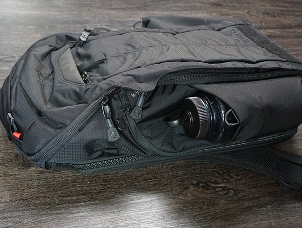 Vertx Edc Gamut Plus Backpack Side Strech Pouch For Water Bottle