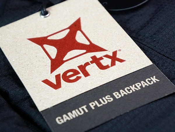 Vertx Edc Gamut Plus Backpack Tag