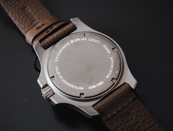 Victorinox Inox Watch Back Titanium