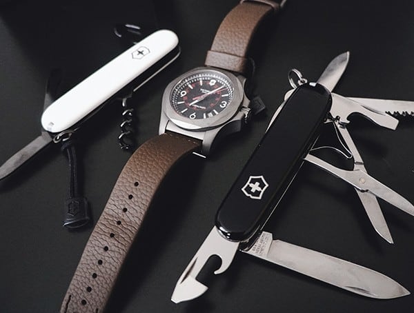 Victorinox Inox Watch With Swiss Army Knife Tools