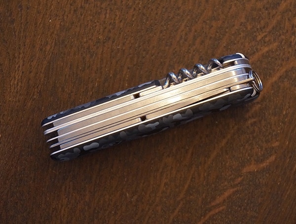 Victorinox Skipper Navy Camouflage Pocket Knife Top