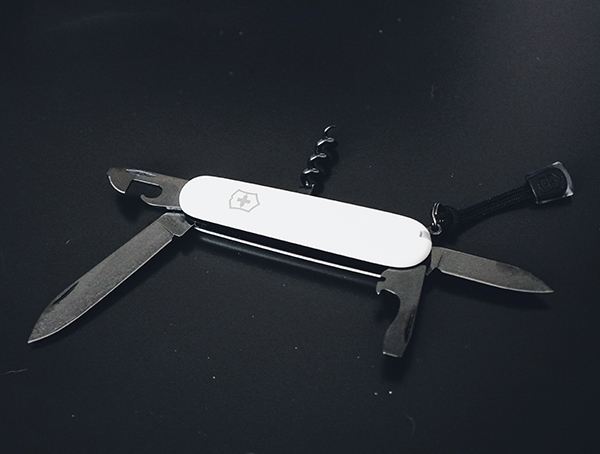 Victorinox Swiss Army Monochrome Spartan Ps Pocket Knife With Black Tools