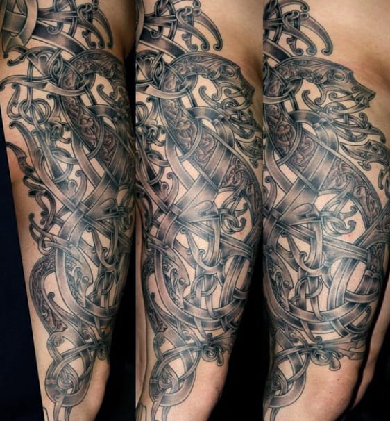 Viking God Men's Tattoos