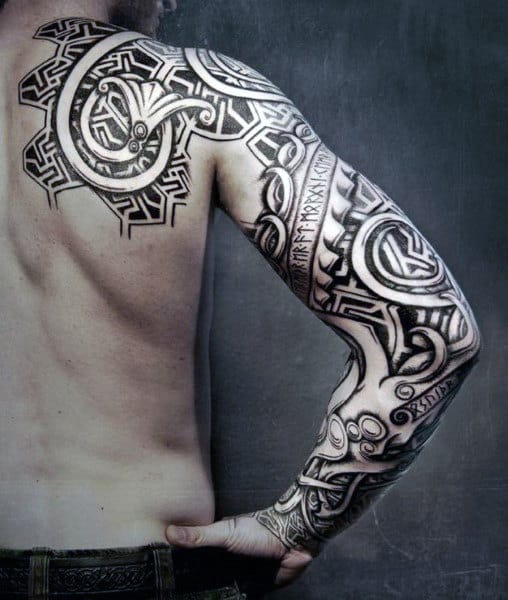 Viking Symbols Tattoo For Men