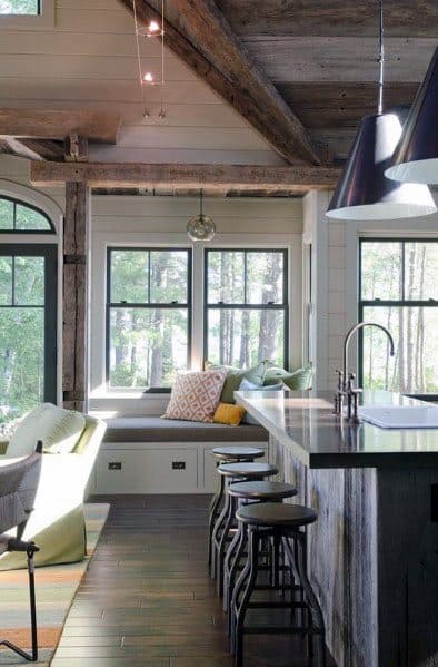 Vintage Kitchen Track Lighting Design Idea Inspiration