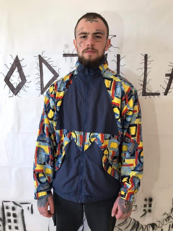 colorful vintage tracksuit men