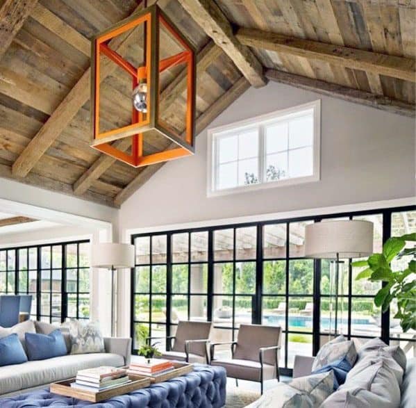 Vintage Wood Vaulted Ceiling Design Inspiration