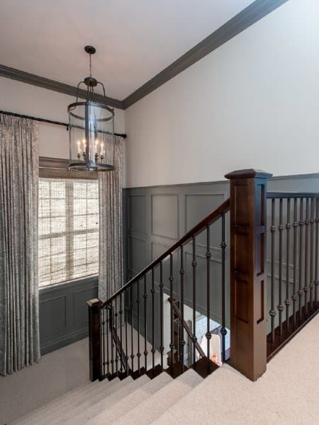 wainscoting ideas for stairs