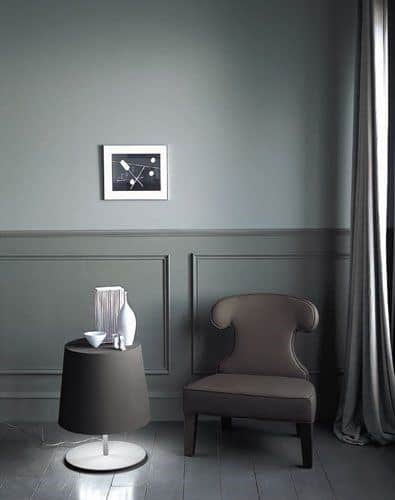 two tone green wainscoting wall