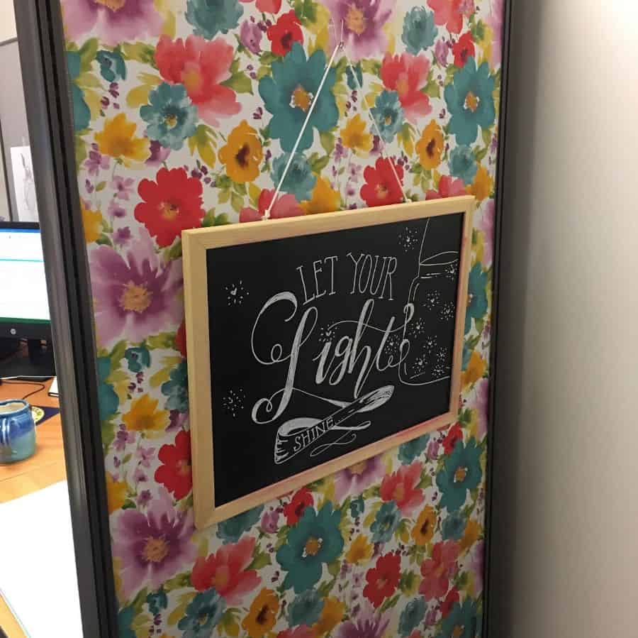 flower wallpaper office wall decor 