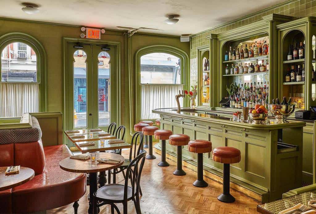 green bar restaurant