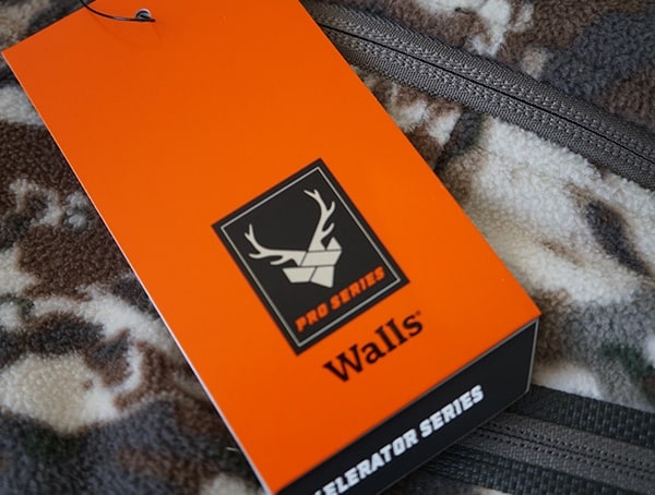 Walls Pro Series Xelerator Jacket Tag