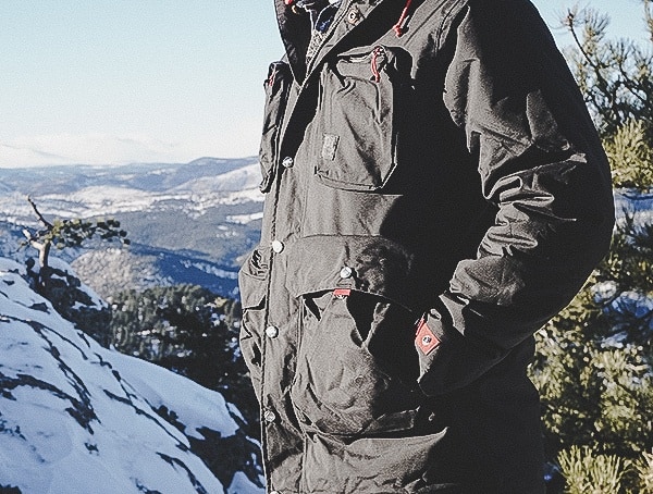 Warm Mens Topo Designs Mountain Jackets Black Field Test