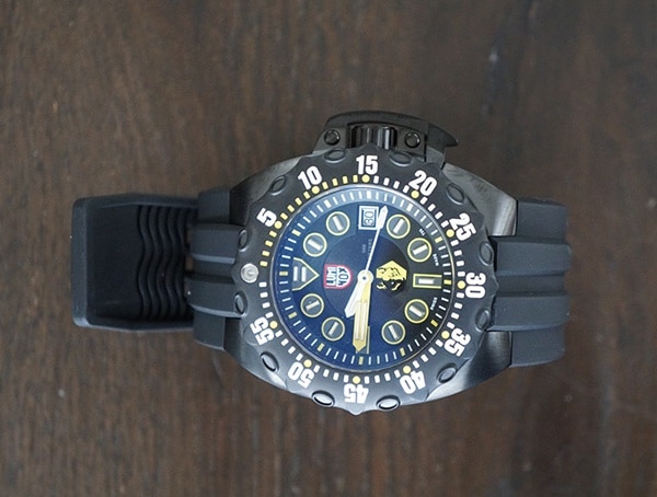 Water Resistant Mens Watches Luminox Scott Cassell Deep Dive Special Edition
