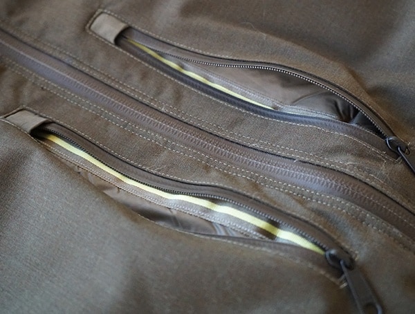 Water Resistant Unzipped Upper Chest Pockets Olive Firestorm Down Parka