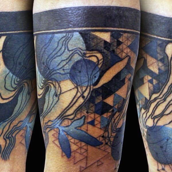 Watercolor Armband Guys Tattoo Designs