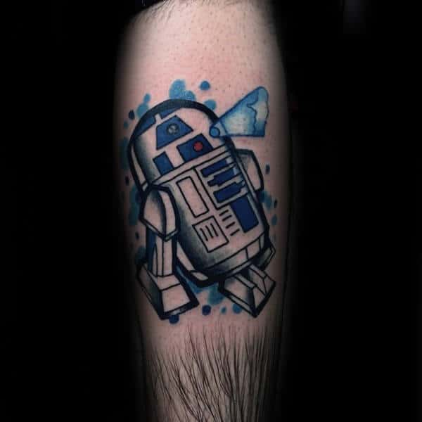 Watercolor Rd2d Mens Forearm Tattoo Designs