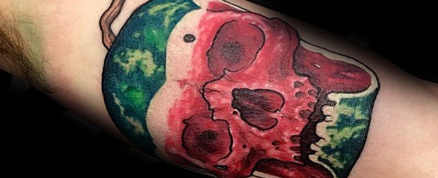 Watermelon Tattoo Designs For Men