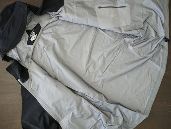 Waterproof Gore Tex Mens Arcteryx Zeta Lt Jackets Interior