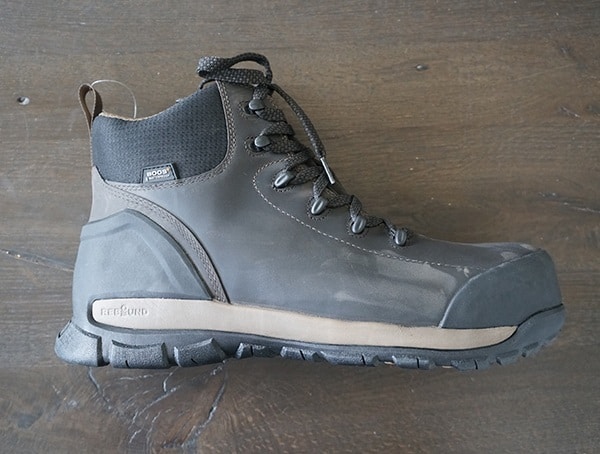 Waterproof Leather Upper Bogs Foundation Mid Leather Composite Toe Mens Boots