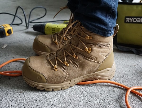 Waterproof Mens Work Boots Wolverine Contactor Lx Cm