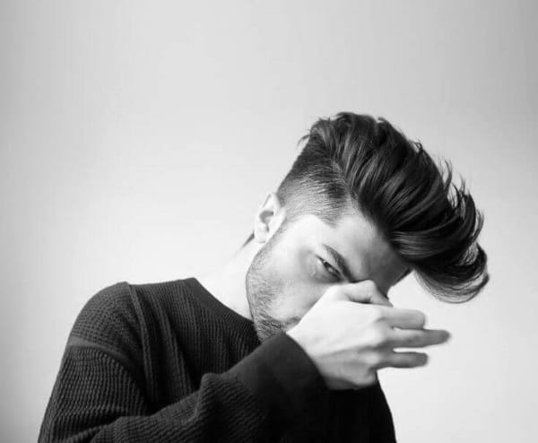 Wavy Long Modern Mens Hair