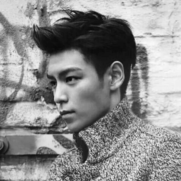 Wavy Medium Long Mens Faux Hawk Hairstyles