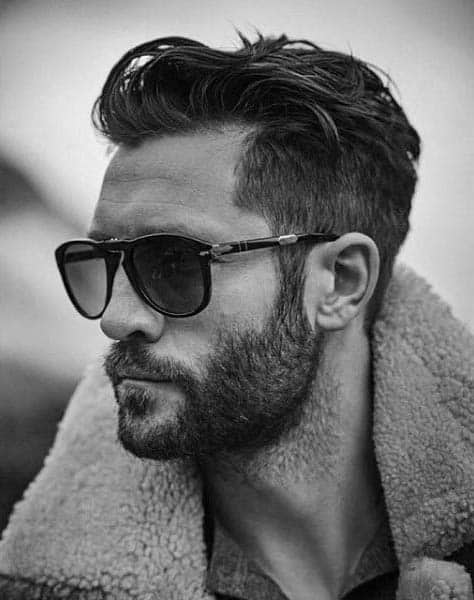 Wavy Stylish Mens Cuts For Medium Hair