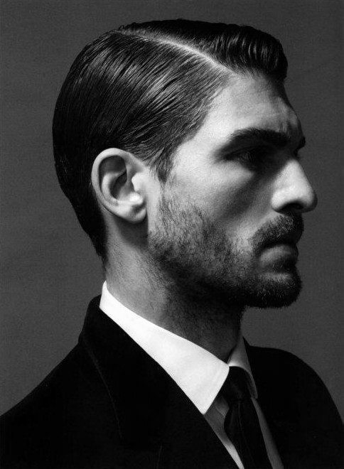Well Groomed Mens Hard Part Classic Hair