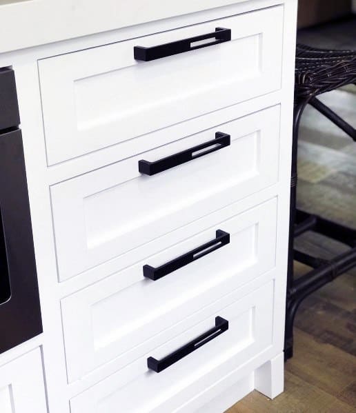 matte black hardware cabinet handles 