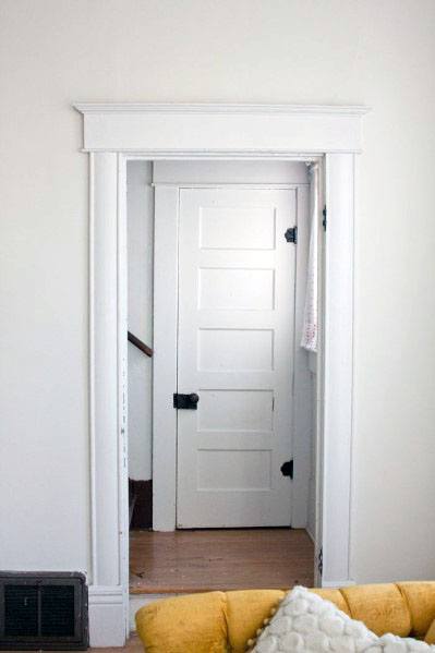 White Painted Door Trims