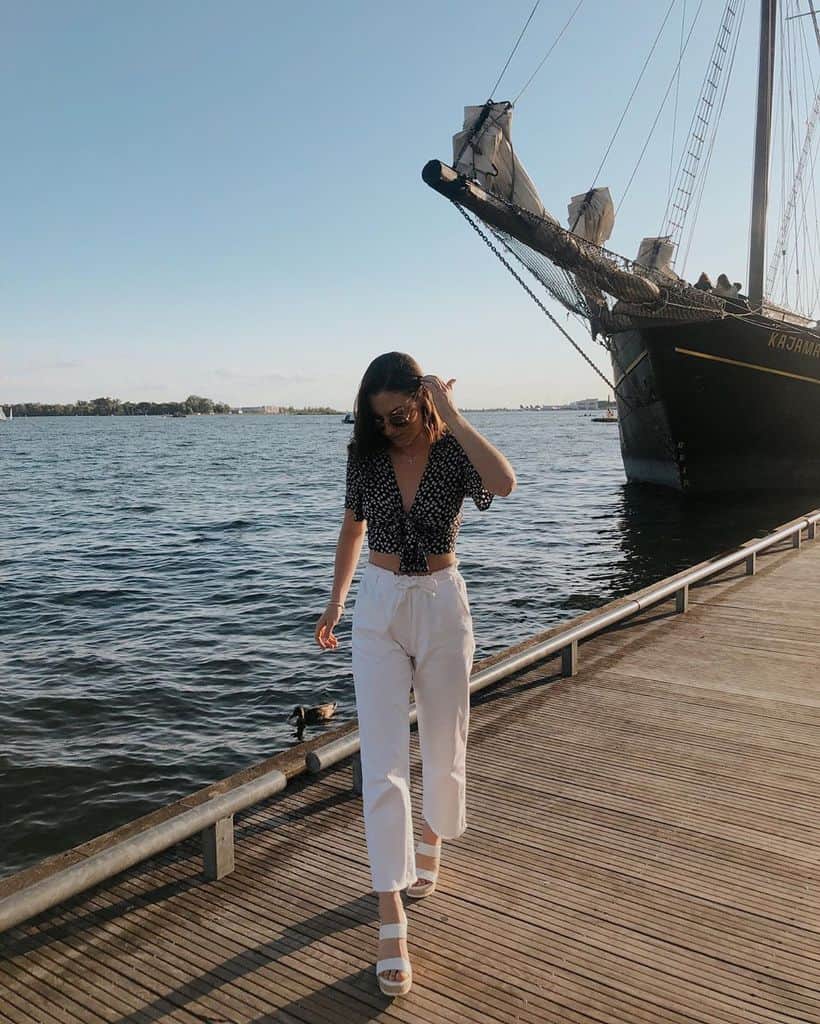 White Pants Nautical Style