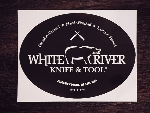 White River Knife And Tool Sticker