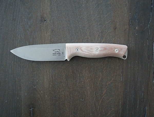 White River Knife And Tool Ursus 45 Back Of Knife