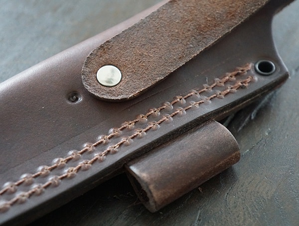 White River Knife And Tool Ursus 45 Leather Sheath Belt Loop Strap