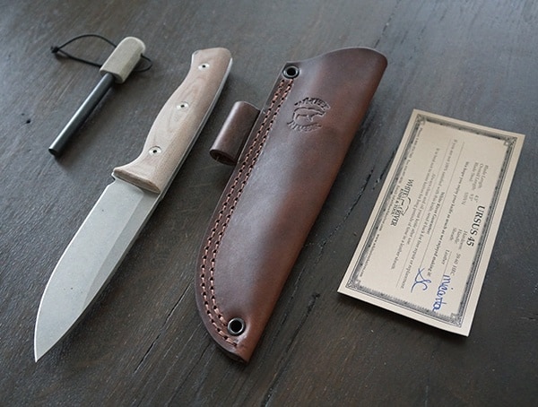 White River Knife And Tool Ursus 45 With Included Papers