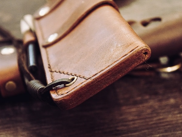 White River Knives Firecraft Leather Shealth Bottom