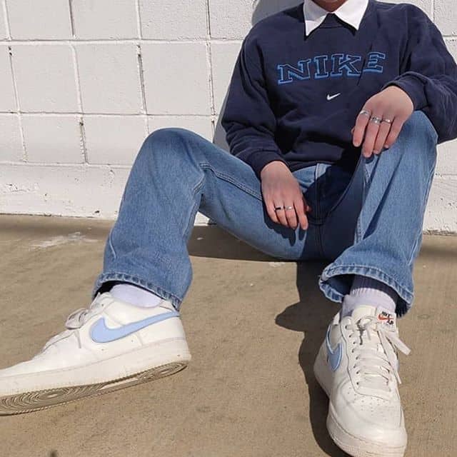 streetwear, white shoes