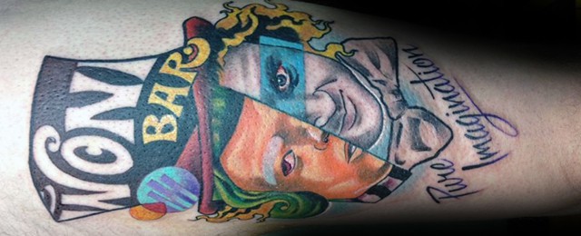 Willy Wonka Tattoo Designs For Men