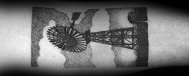 Windmill Tattoo Designs For Men