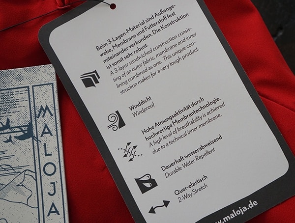 Windproof Mens Ski Pants Maloja Tinusm