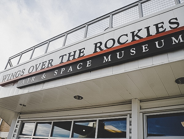 Wings Over The Rockies Museum Front Entrance Of Hanger