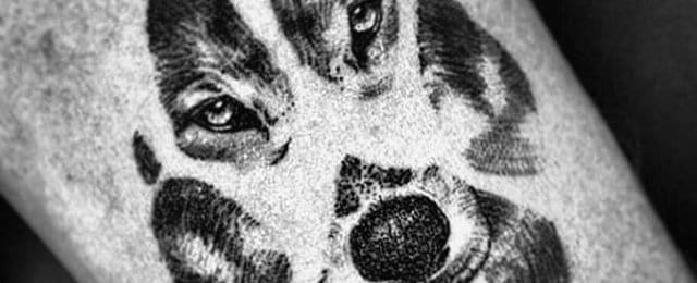 Wolf Paw Tattoo Designs For Men