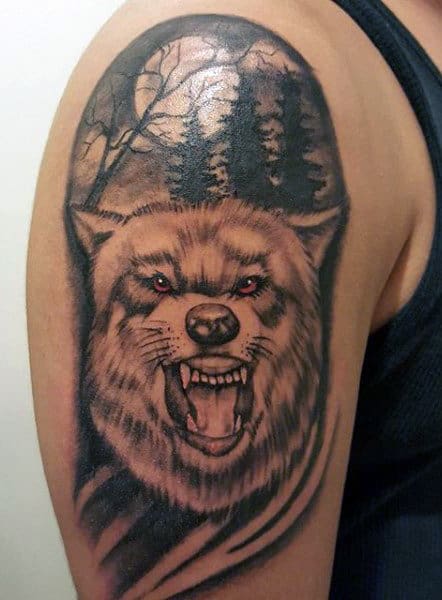 Wolf Tattoos For Men