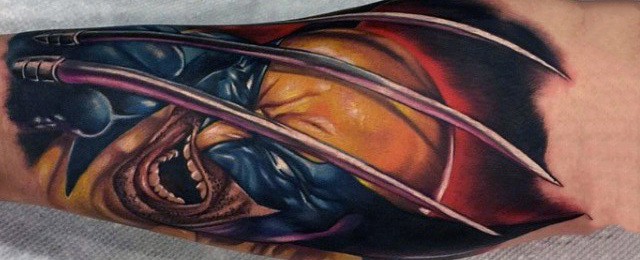 Wolverine Tattoo Designs For Men