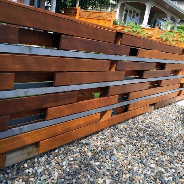 slatted fence design